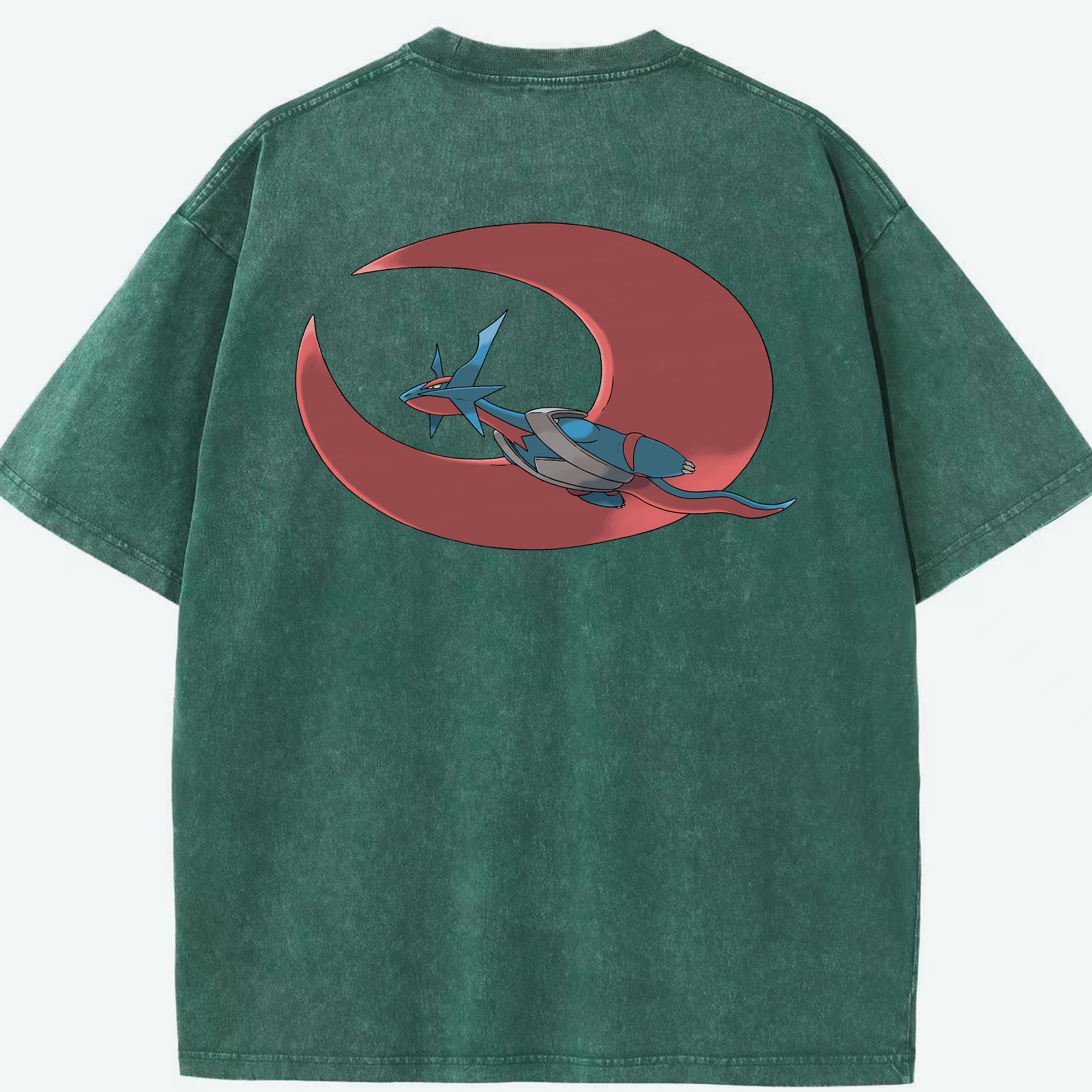 （画像用） ポケットモンスター Pokémon 綿100% ヴィンテージ風 半袖Tシャツ（背面プリント）
